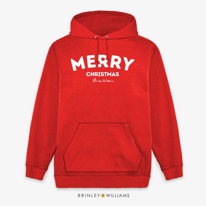 Merry Christmas Unisex Hoodie - Fire Red