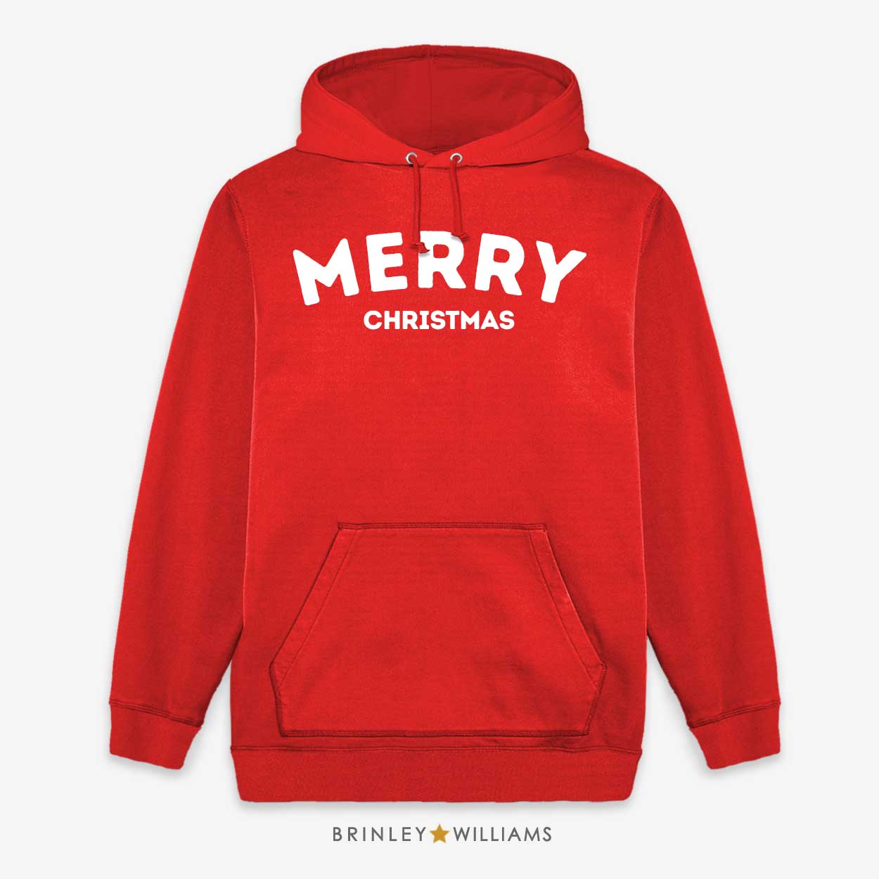 Merry Christmas Unisex Hoodie - Fire Red