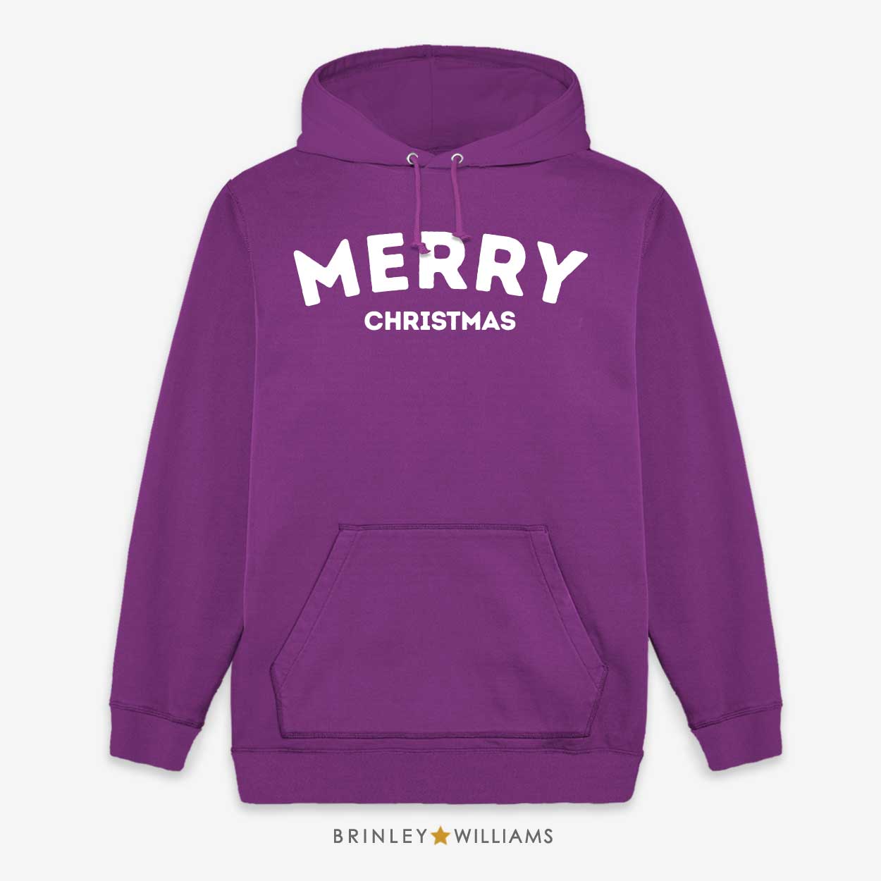 Merry Christmas Unisex Hoodie - Purple