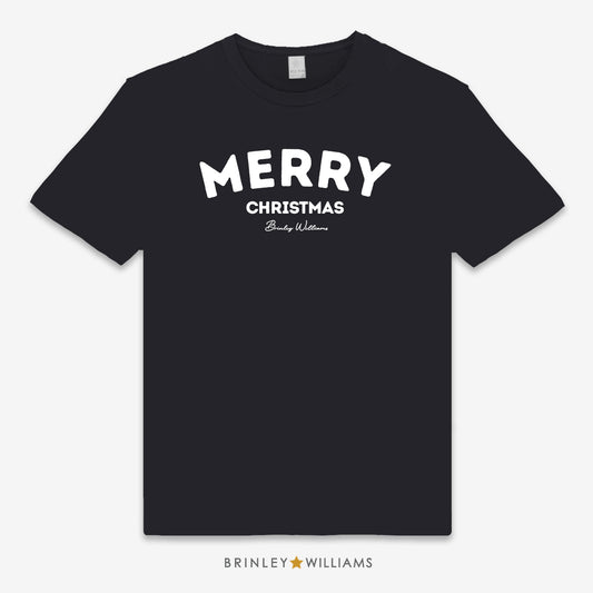 Merry Christmas Unisex Classic T-shirt - Black