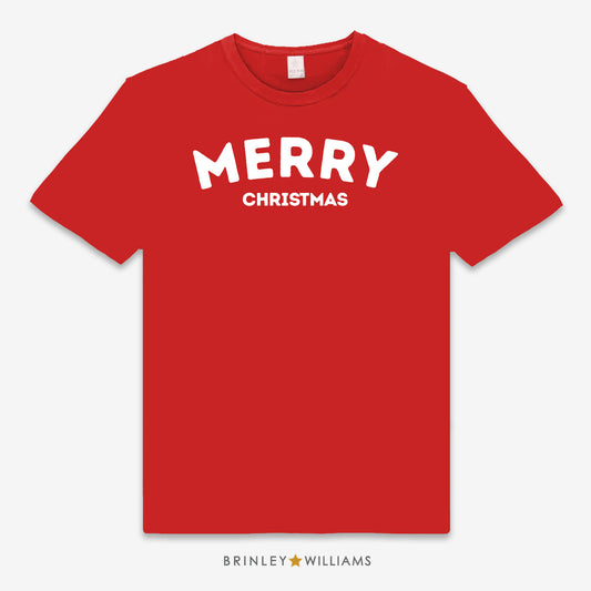 Merry Christmas Unisex Classic T-shirt - Red