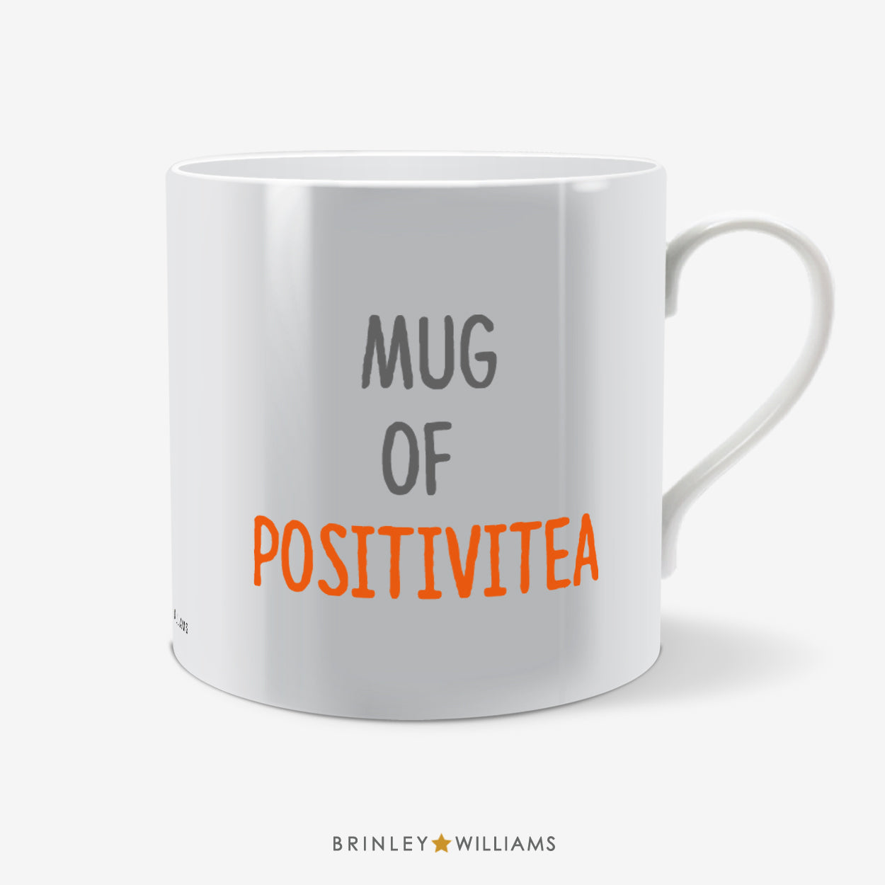 Mug of Positivity Fun Mug - Orange