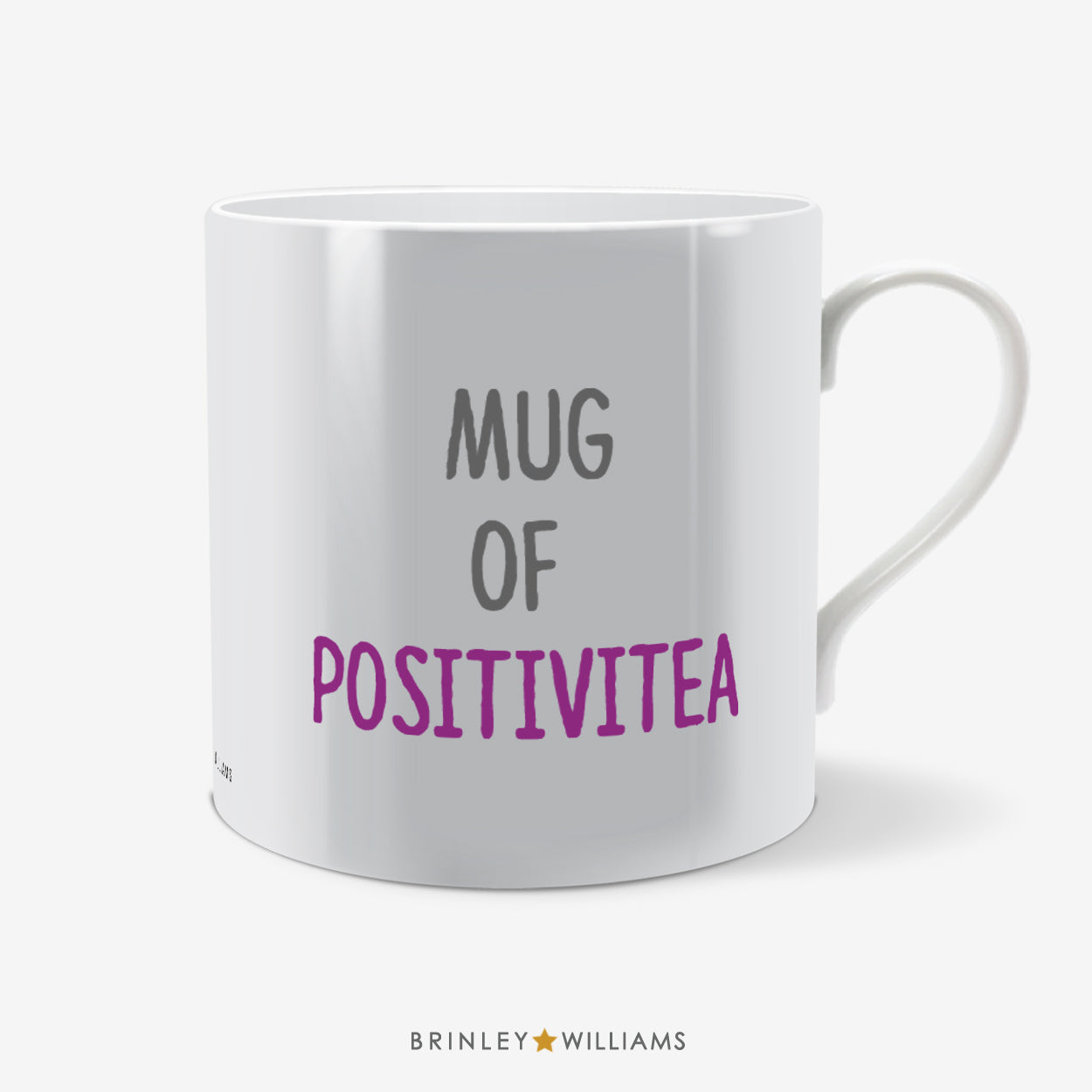 Mug of Positivity Fun Mug - Purple