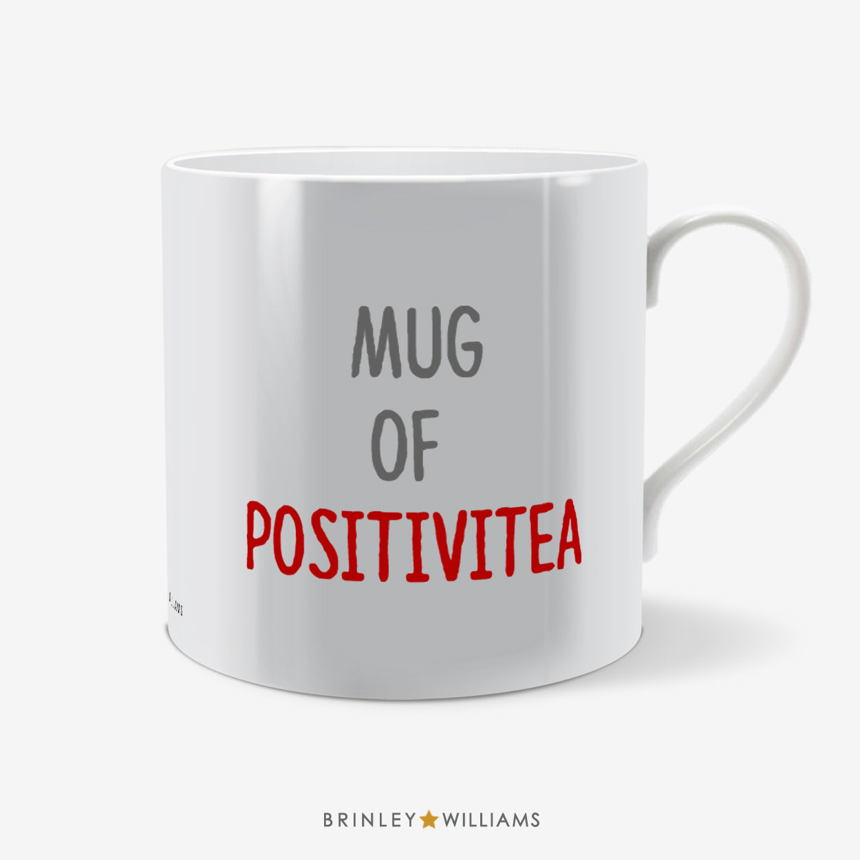 Mug of Positivity Fun Mug - Red