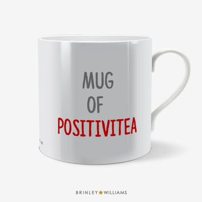 Mug of Positivity Fun Mug - Red