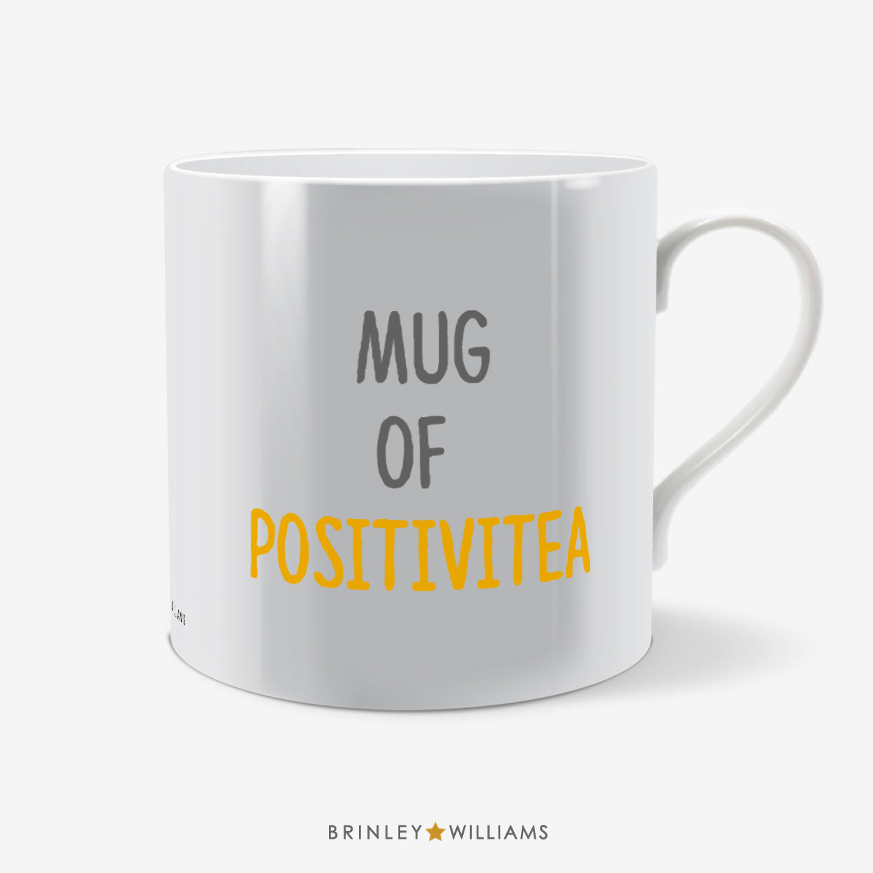 Mug of Positivity Fun Mug - Yellow