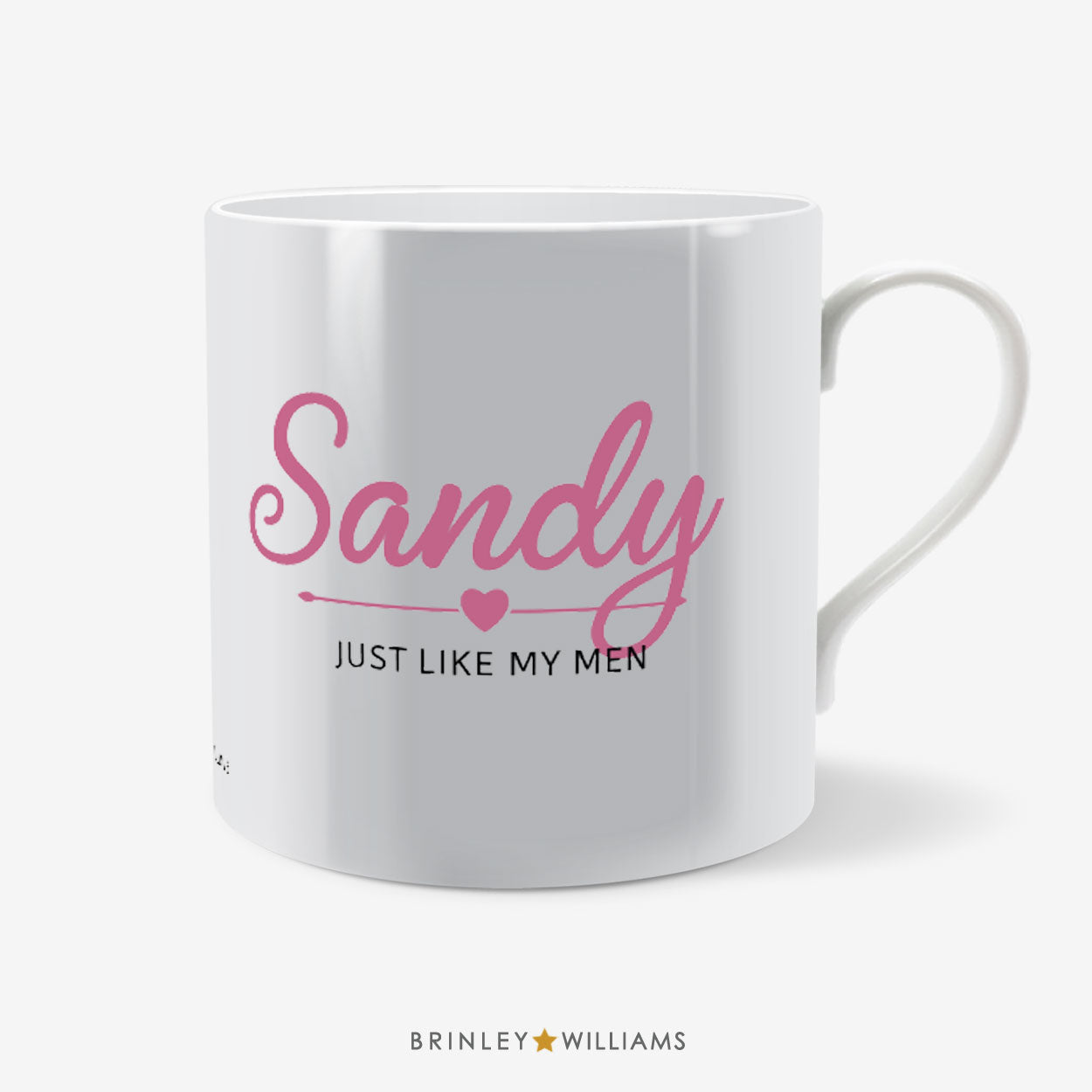 Name Drinks  Personalised Mug - Pink