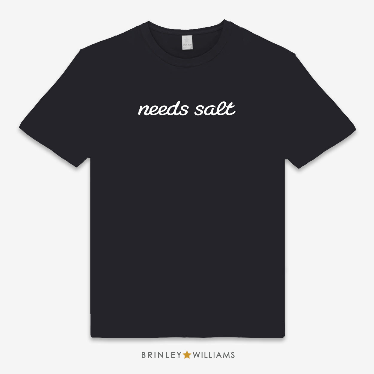 Needs salt Culinary T-shirt - black