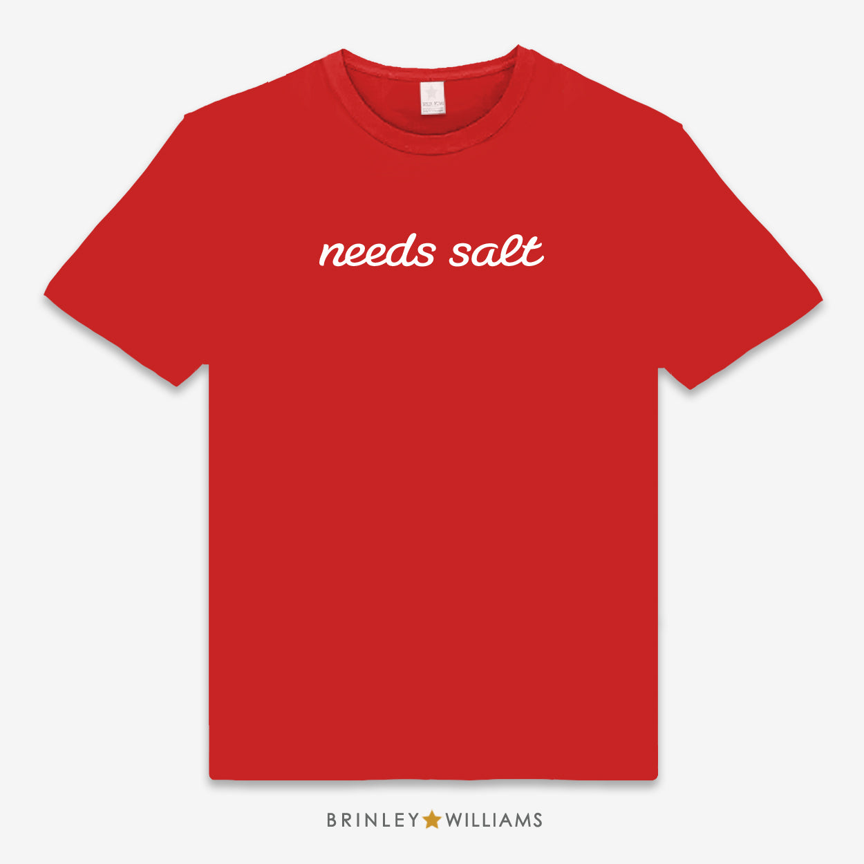 Needs salt Culinary T-shirt - red