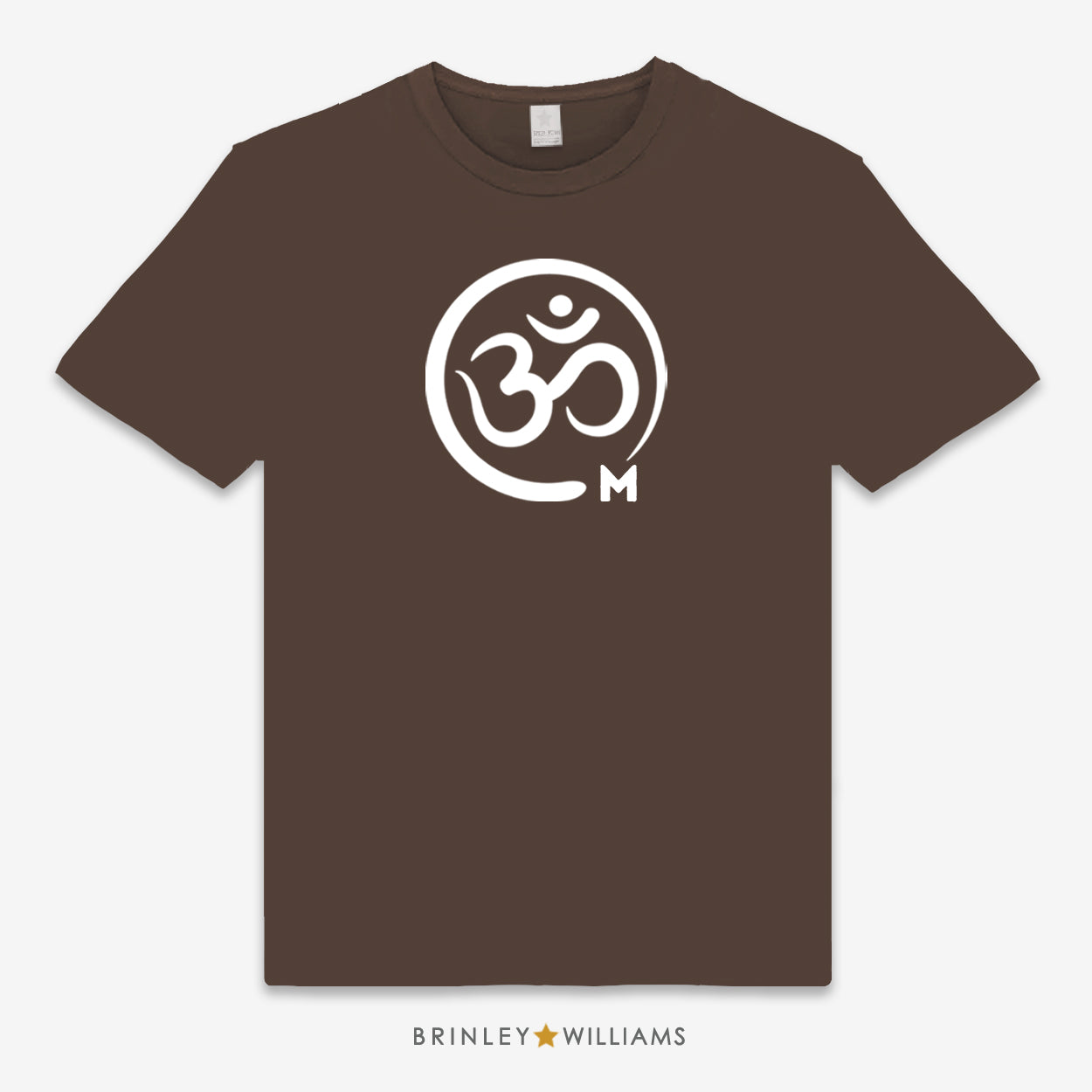 Om Unisex Classic Yoga T-shirt - Chocolate Brown