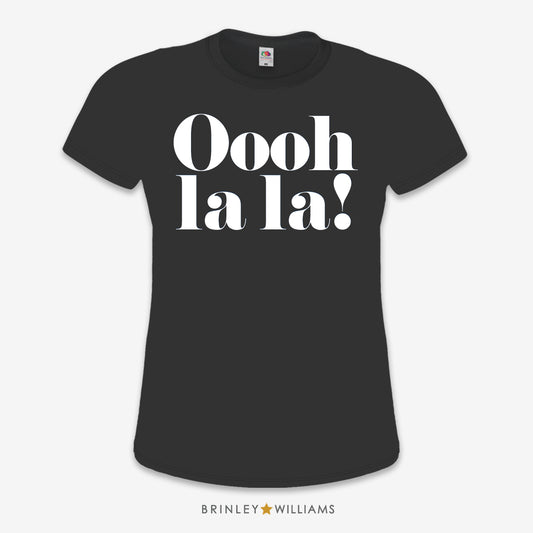 Oooh la la Slim Fit T-shirt - Black