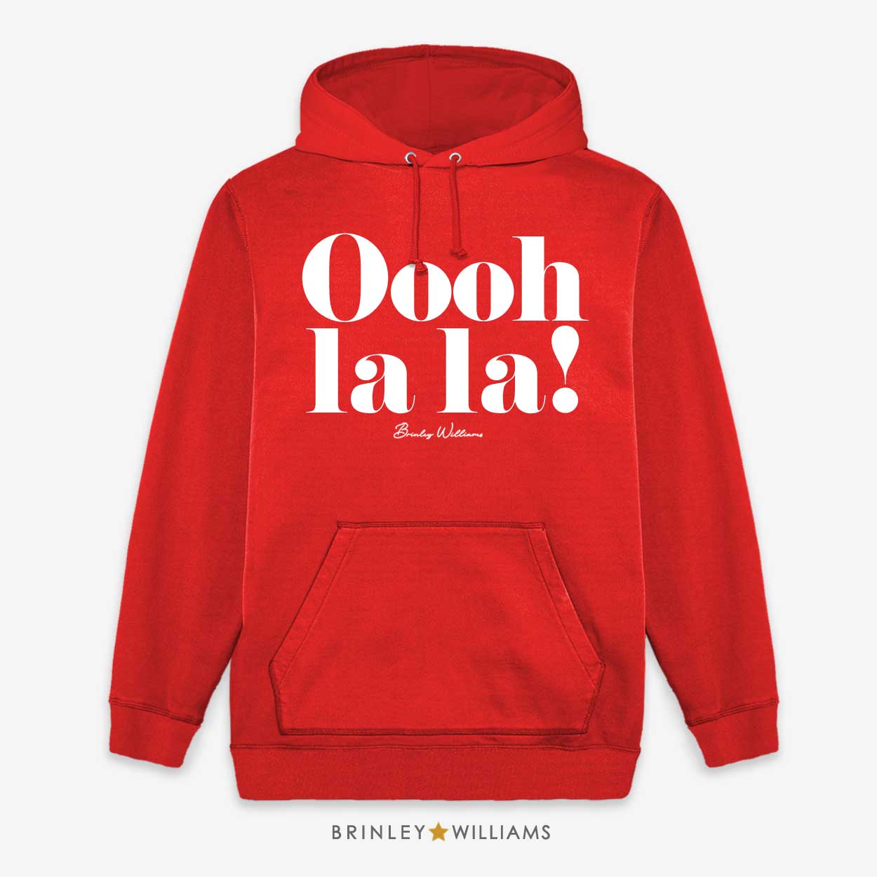 Oooh la la Unisex Hoodie - Fire Red