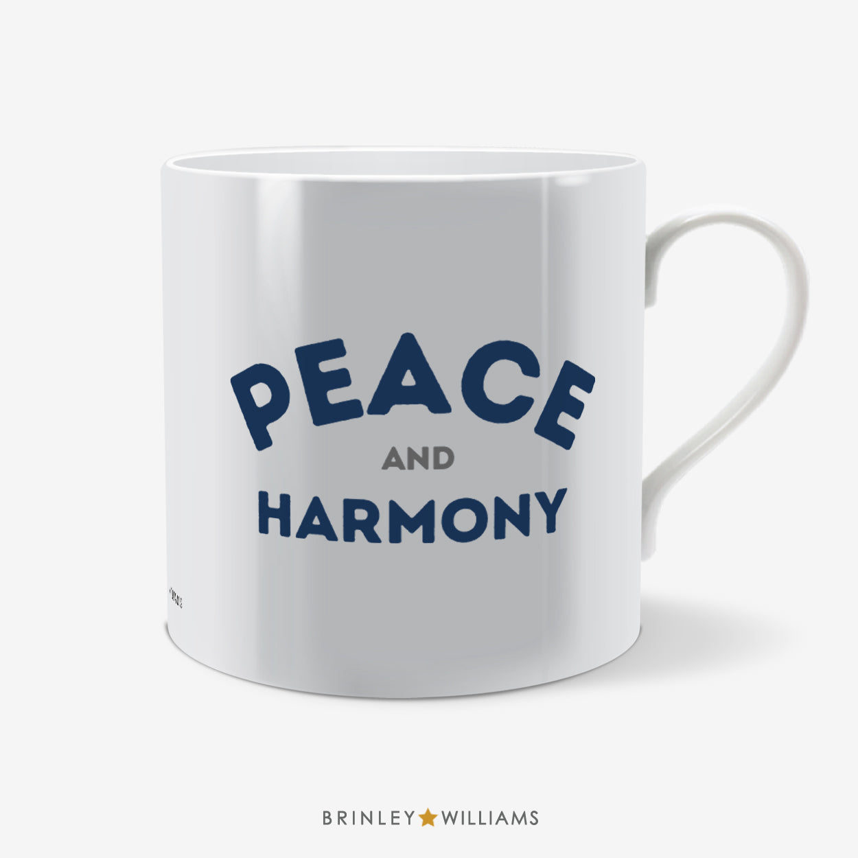 Peace and Harmony Fun Mug - Navy