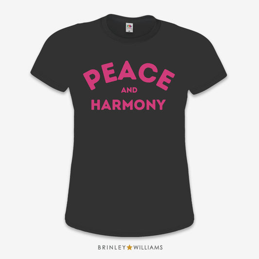 Peace & Harmony Slim Fit T-shirt - Black