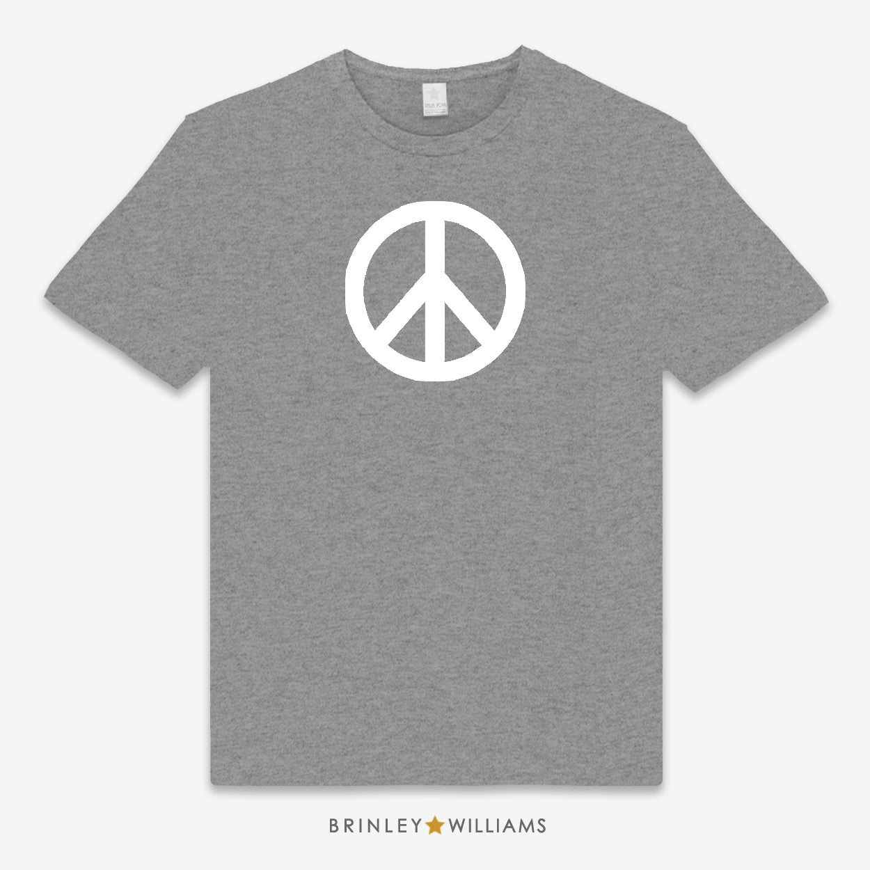 Peace Symbol Unisex Classic T-shirt - Dark Heather