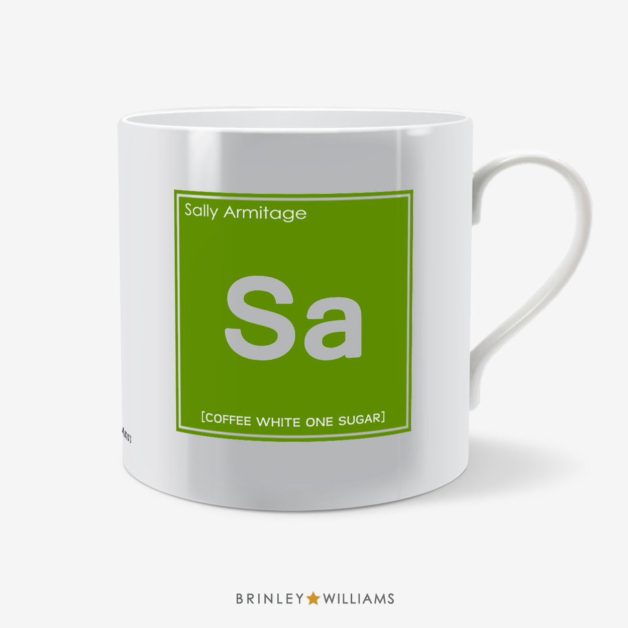 Periodic Table Personalised Mug - Green