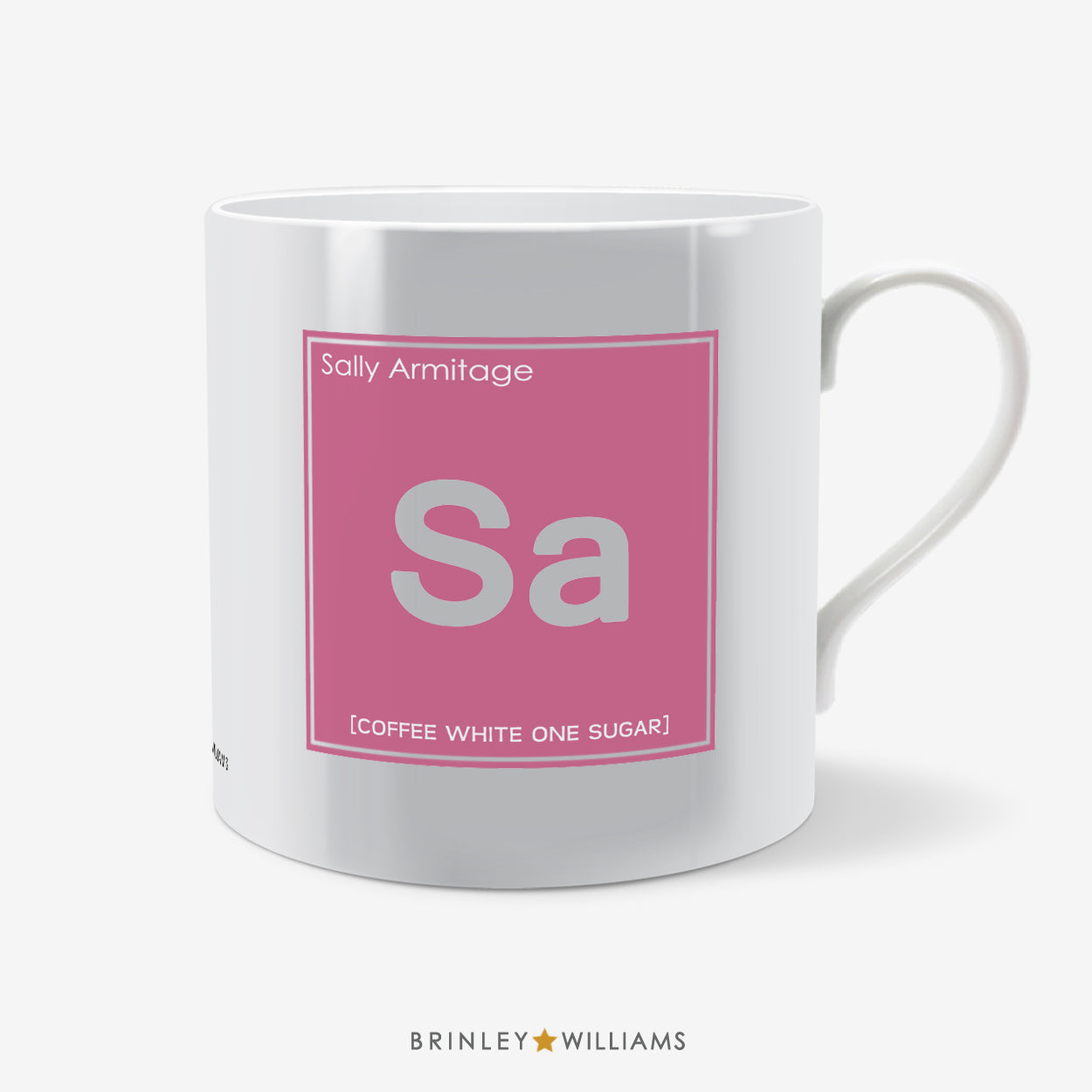 Periodic Table Personalised Mug - Pink