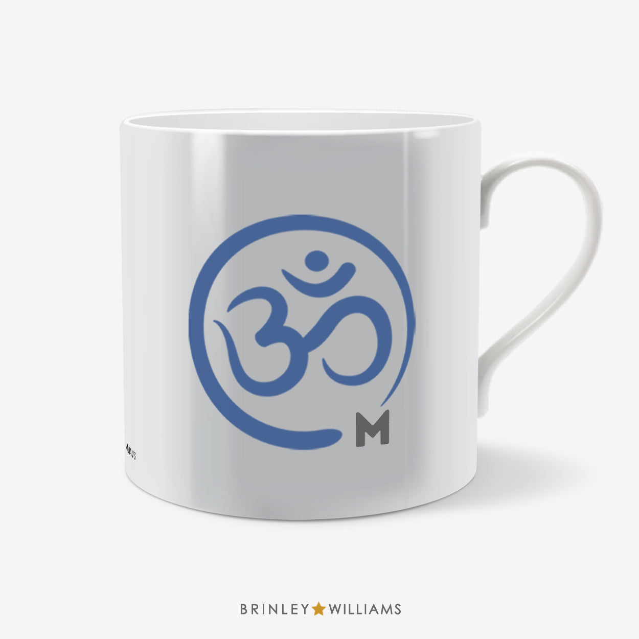 Om Symbol Yoga Mug - Blue