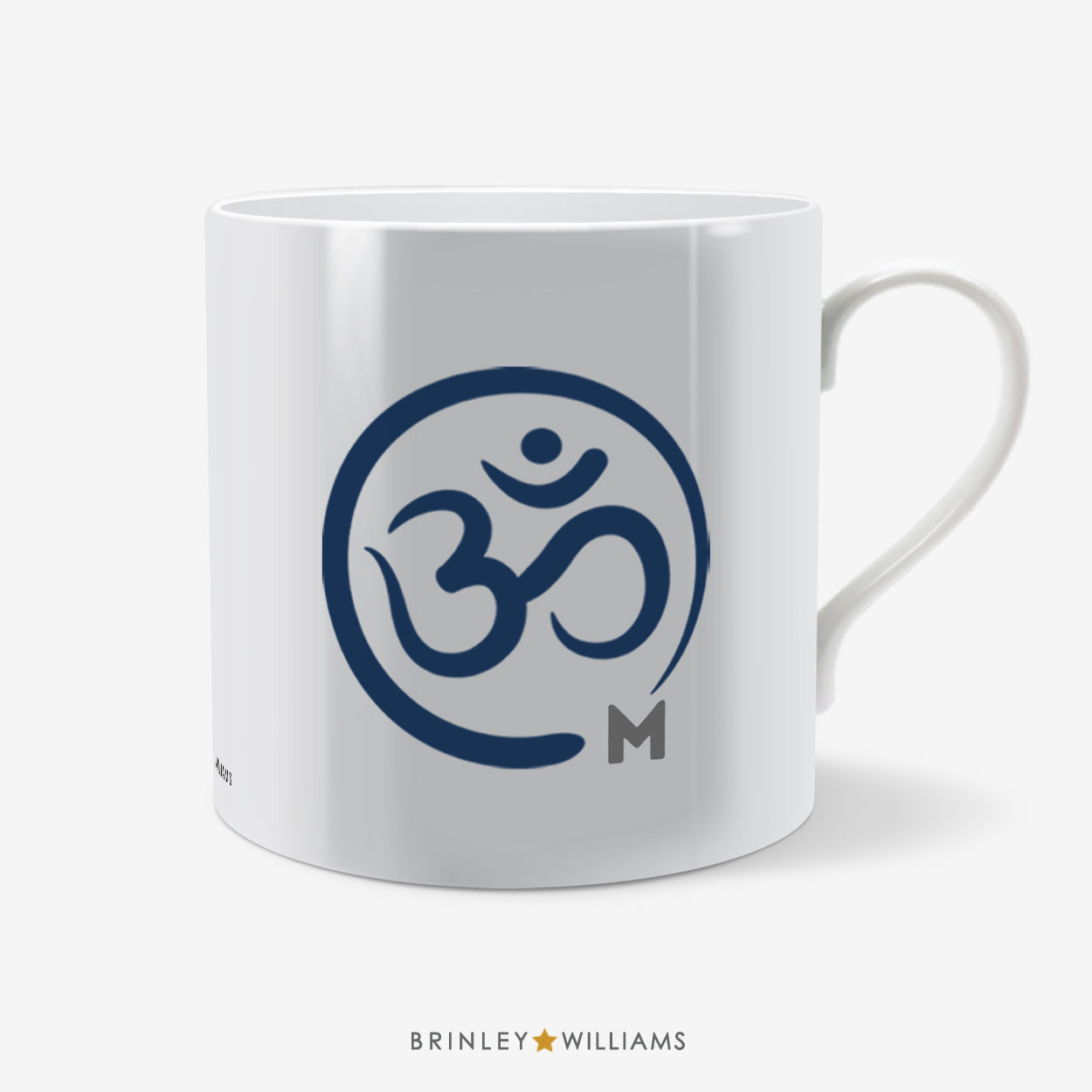Om Symbol Yoga Mug - Navy