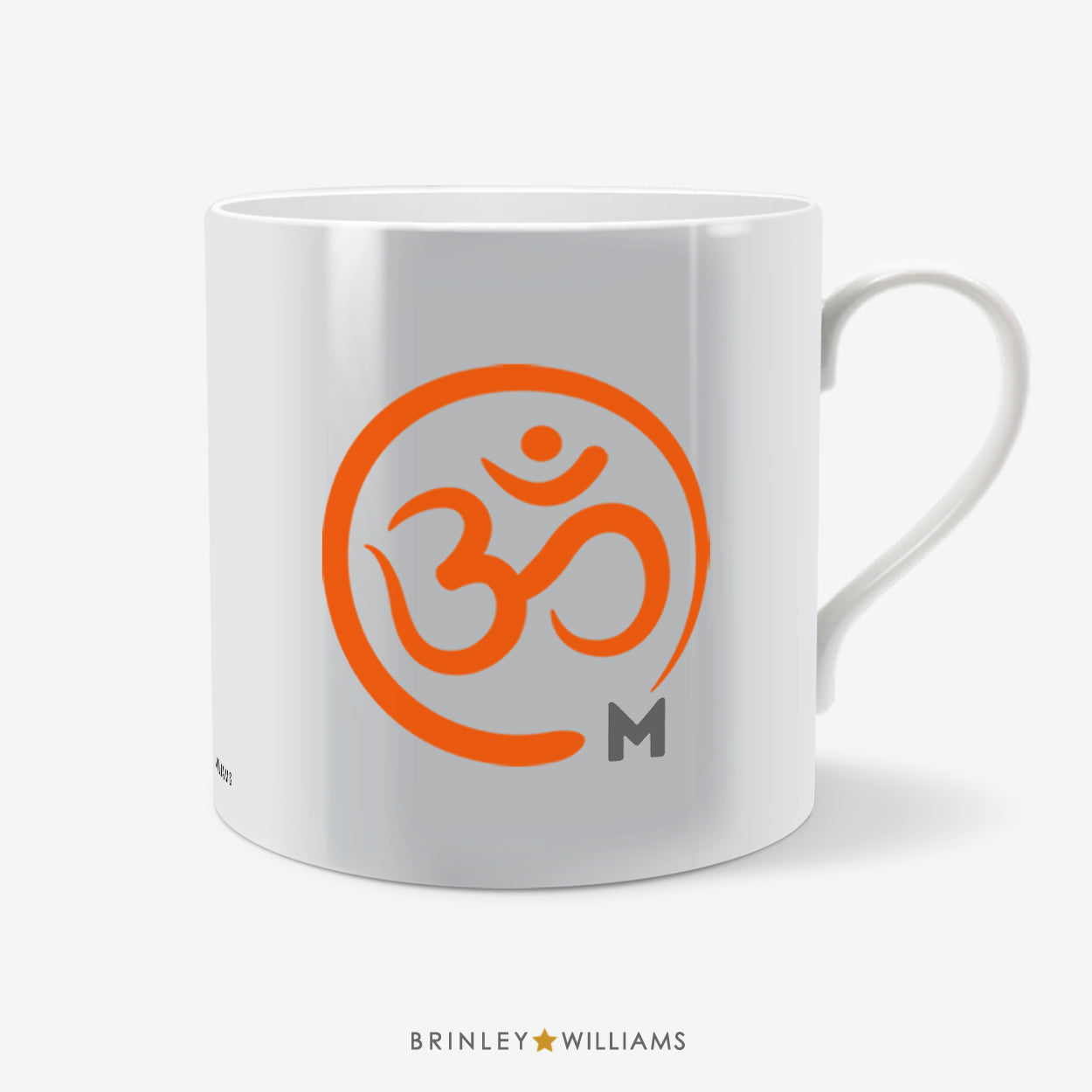 Om Symbol Yoga Mug - Orange