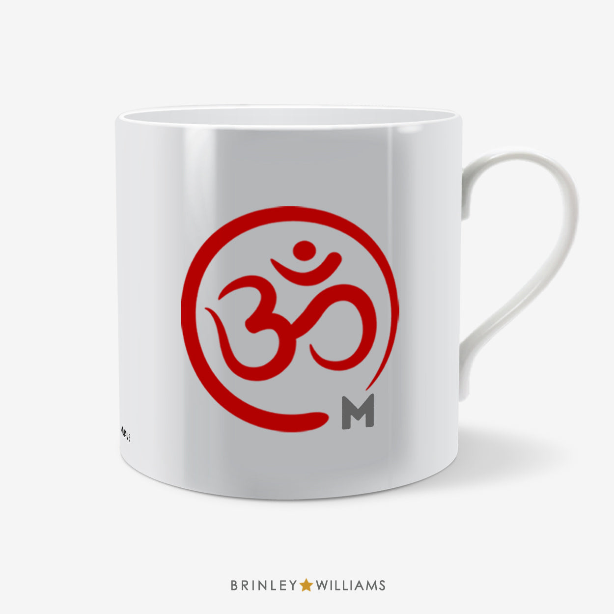 Om Symbol Yoga Mug - Red