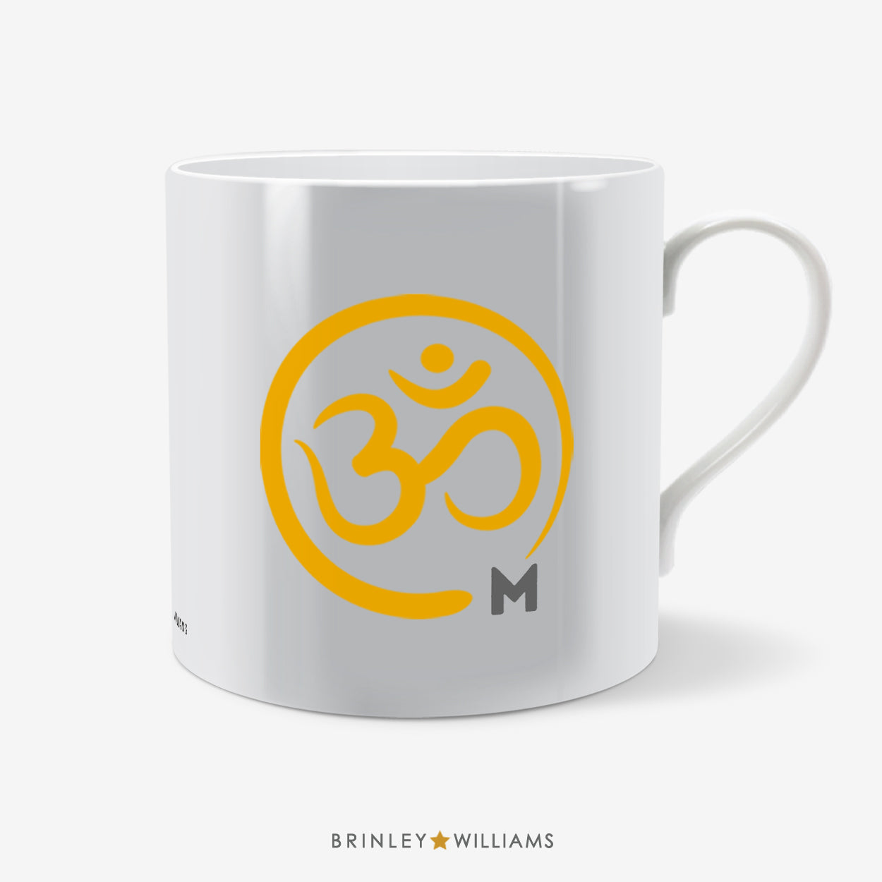 Om Symbol Yoga Mug - Yellow