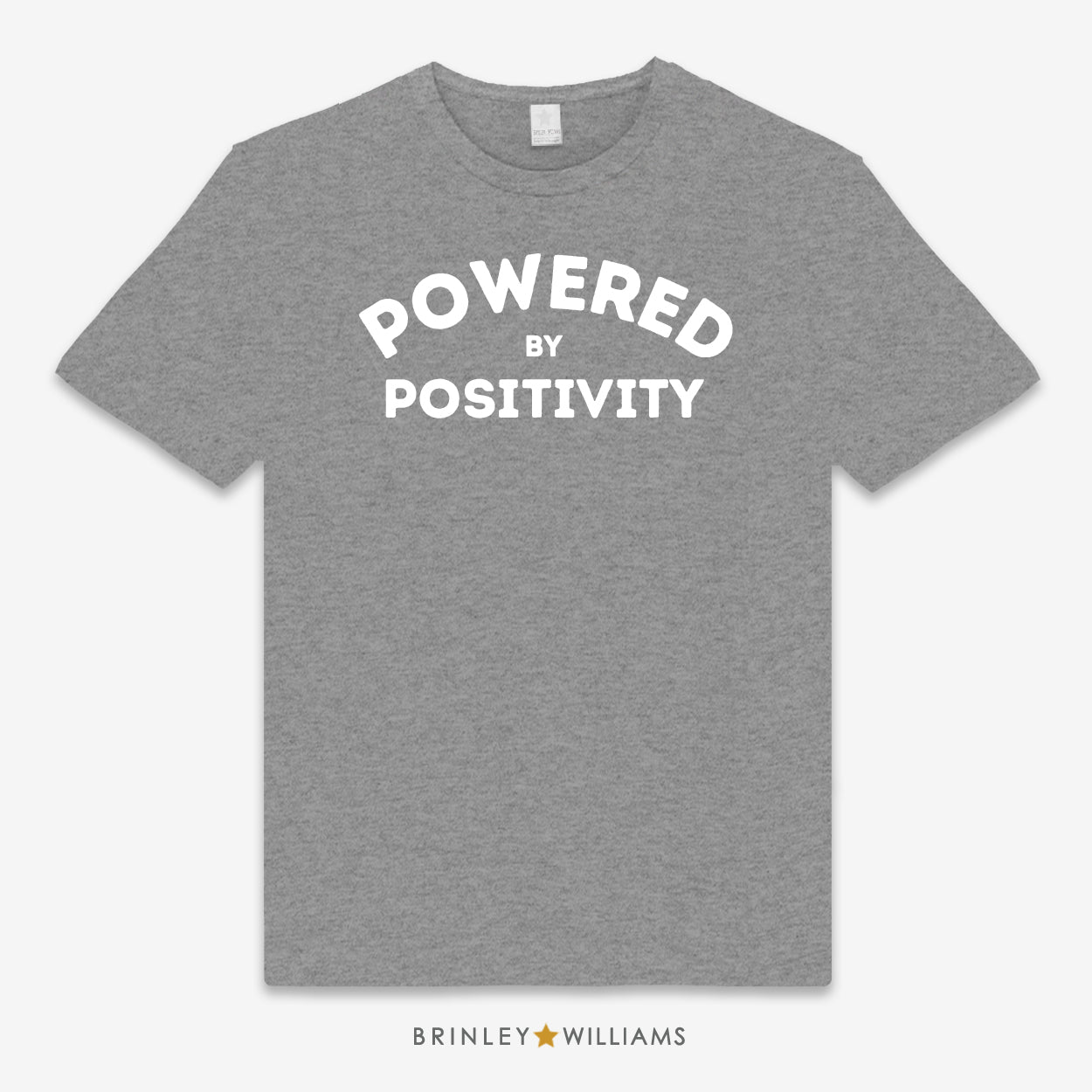 Powered by Positivity Classic T-shirt -Dark Heather