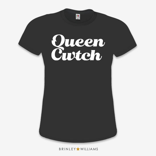 Queen Cwtch Slim Fit T-shirt - Black