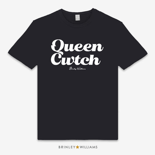 Queen Cwtch Unisex Classic Welsh T-shirt - Black