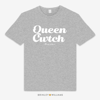Queen Cwtch Unisex Classic Welsh T-shirt - Heather Grey