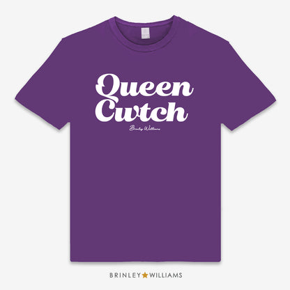 Queen Cwtch Unisex Classic Welsh T-shirt - Purple