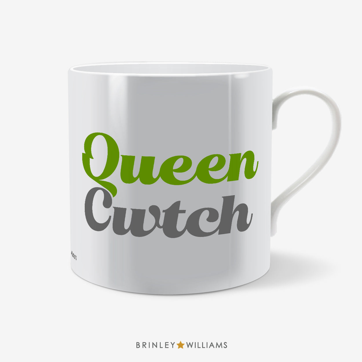 Queen Cwtch Welsh Mug - Green