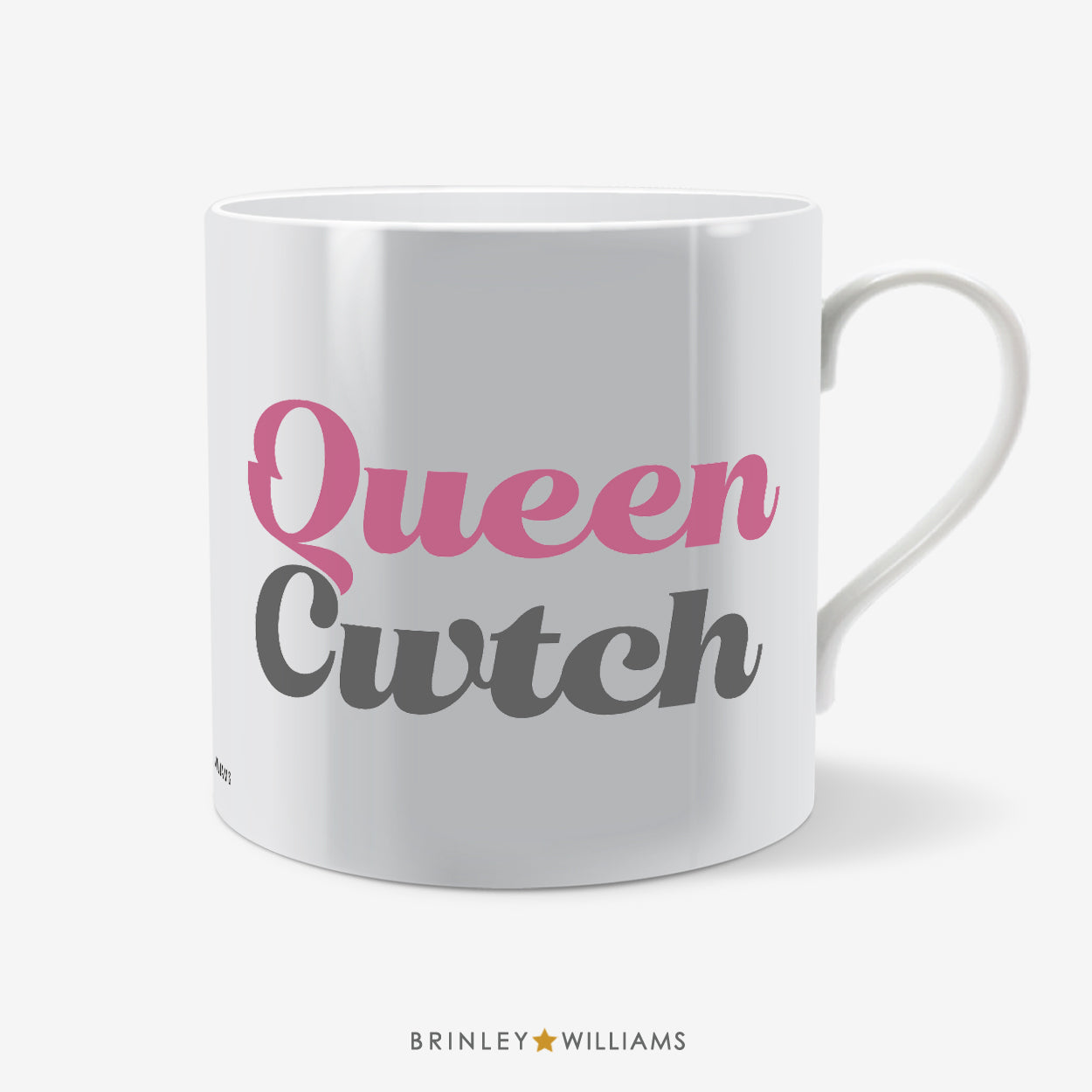 Queen Cwtch Welsh Mug - Pink