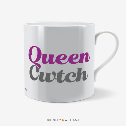Queen Cwtch Welsh Mug - Purple
