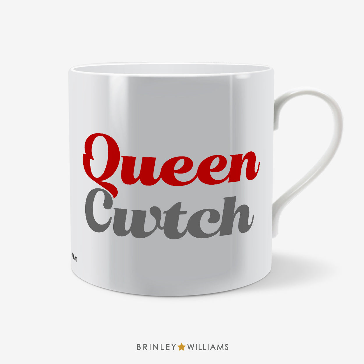 Queen Cwtch Welsh Mug - Red