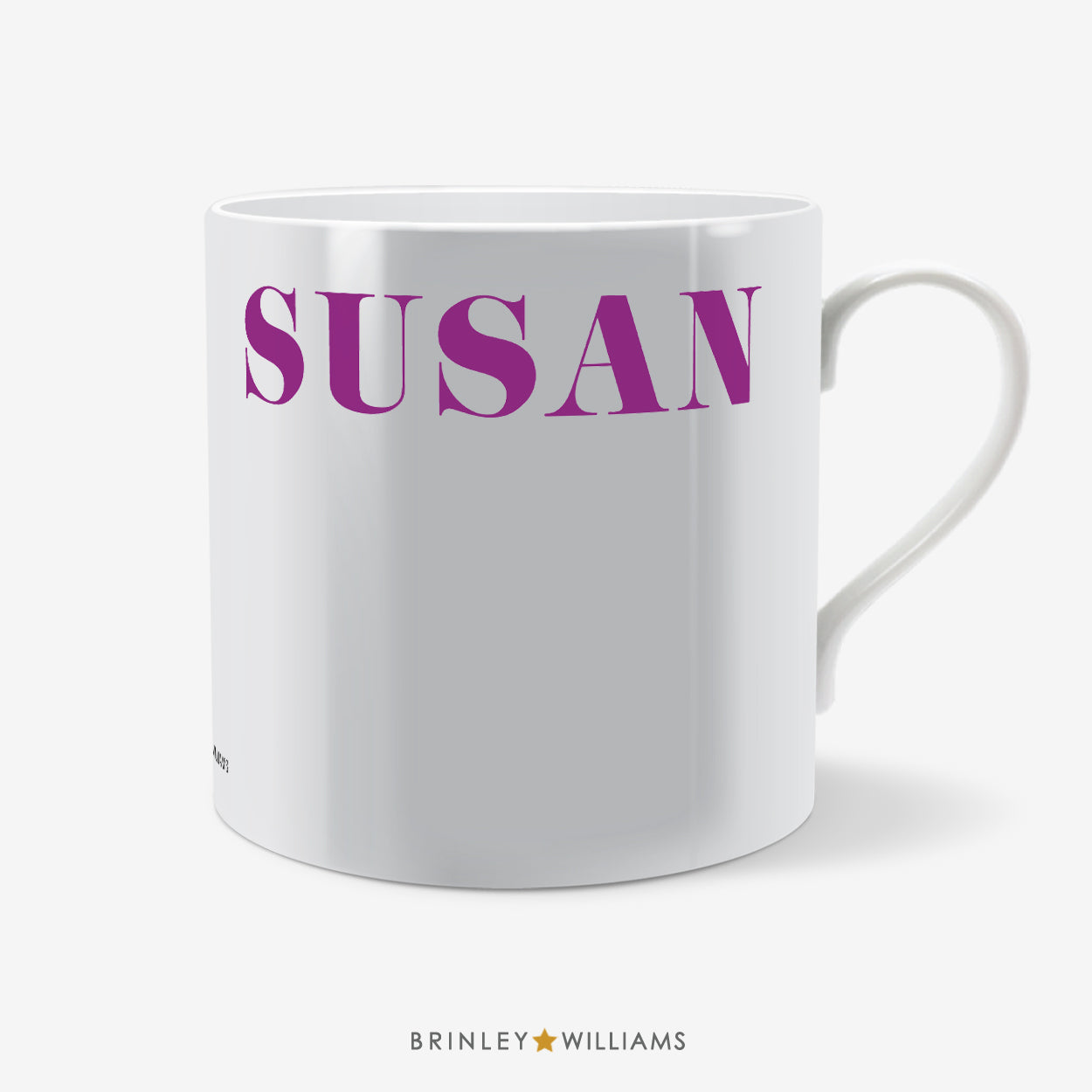 Rim Name Personalised Mug - Purple
