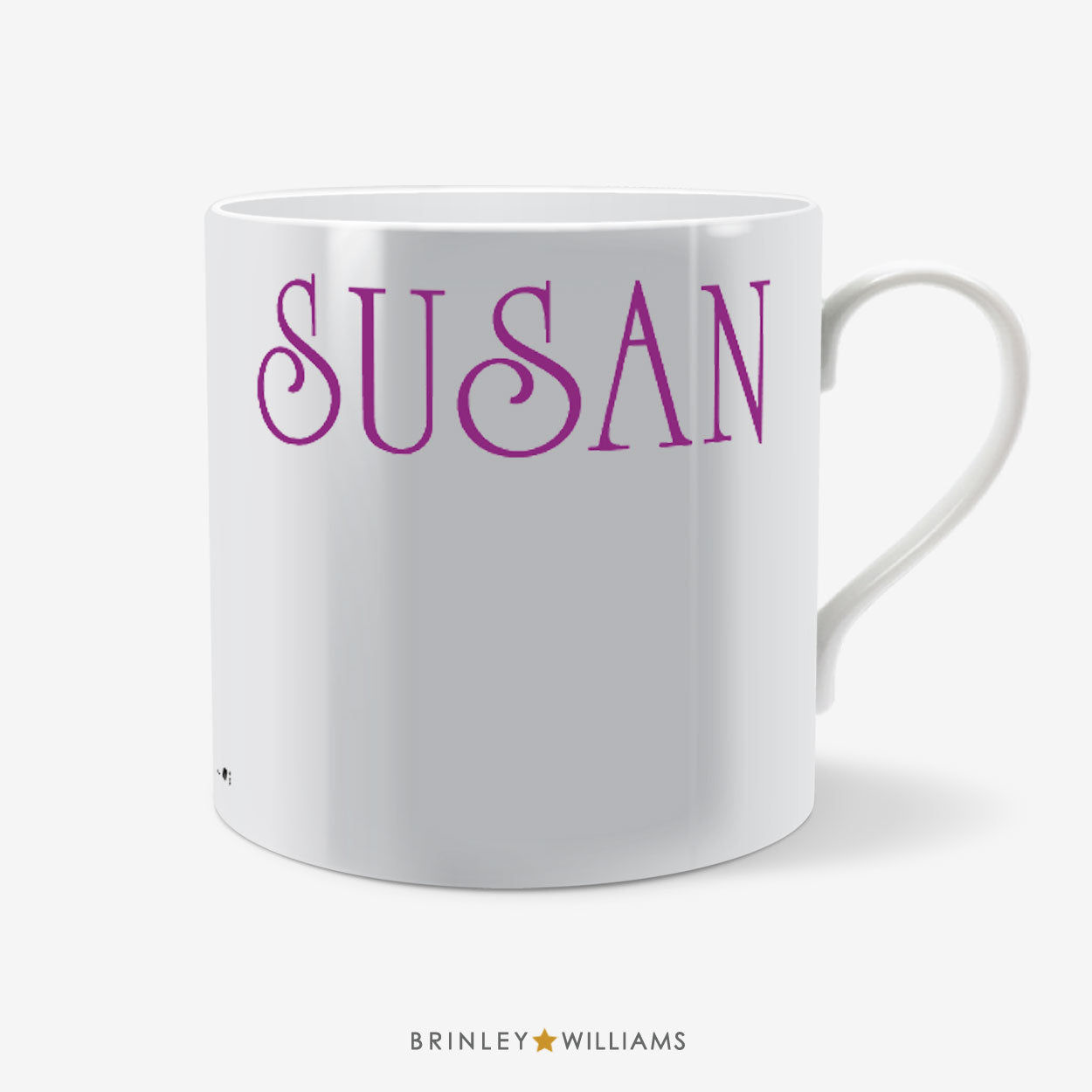 Rim Name Personalised Mug - purple
