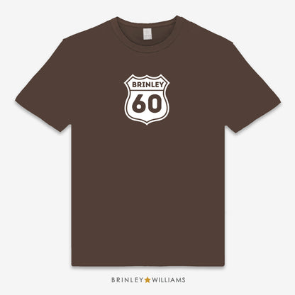 Route Year Personalised Unisex Classic T-shirt - Brown