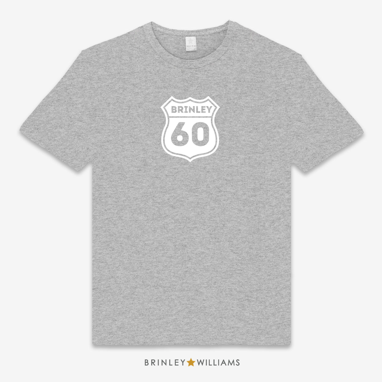 Route Year Personalised Unisex Classic T-shirt - Heather Grey