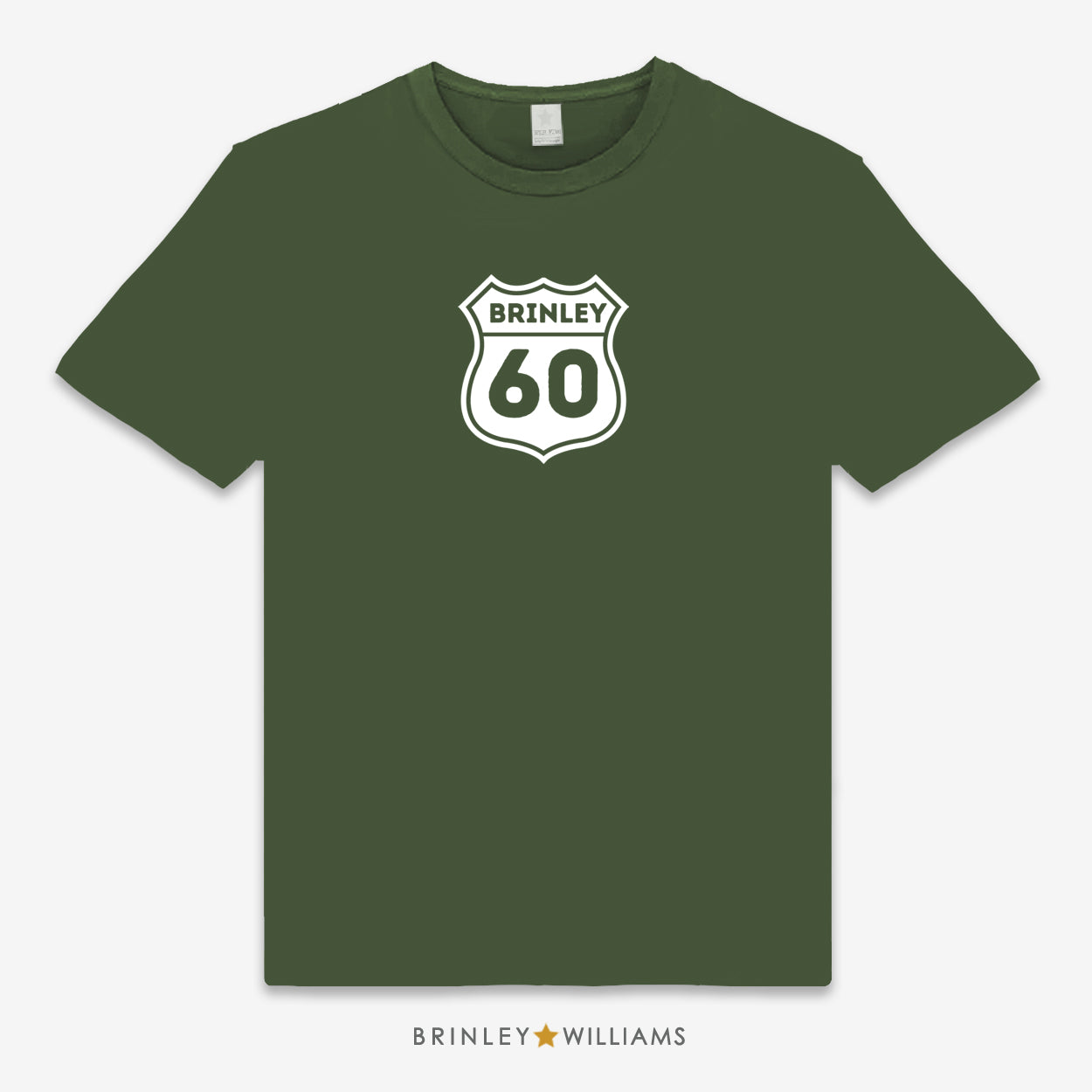 Route Year Personalised Unisex Classic T-shirt - Military Green