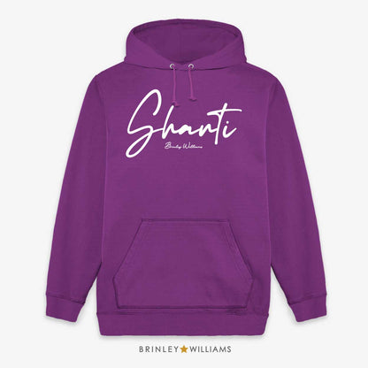 Shanti Unisex Yoga Hoodie- Purple