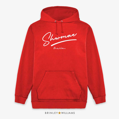 Shwmae Unisex Welsh Hoodie - Fire red