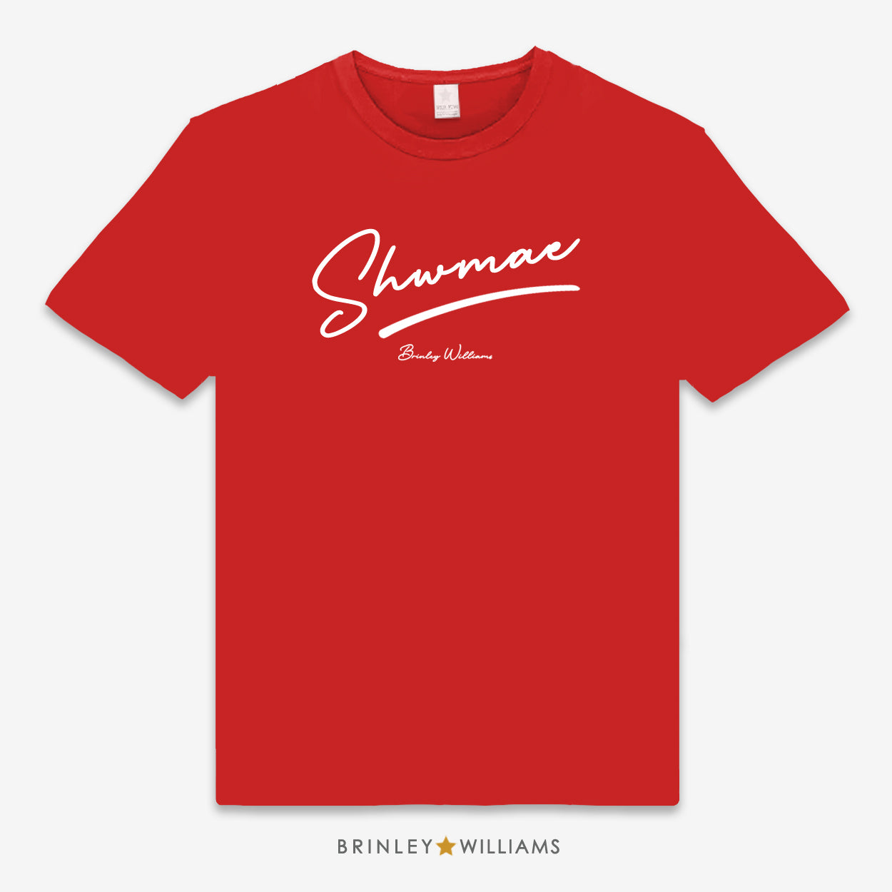 Shwmae Unisex Classic Welsh T-shirt - Red