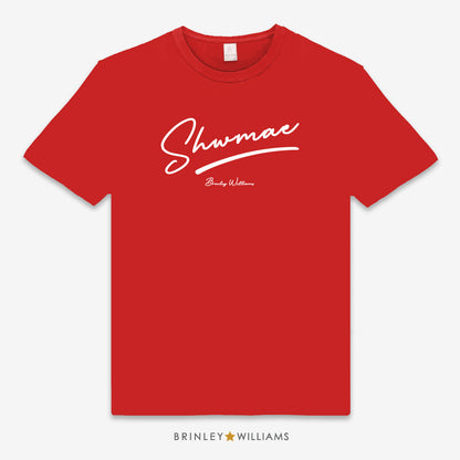 Shwmae Unisex Classic Welsh T-shirt - Red