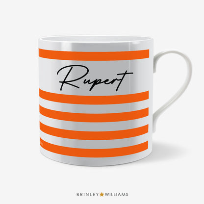 Signature Personalised Mug - Orange