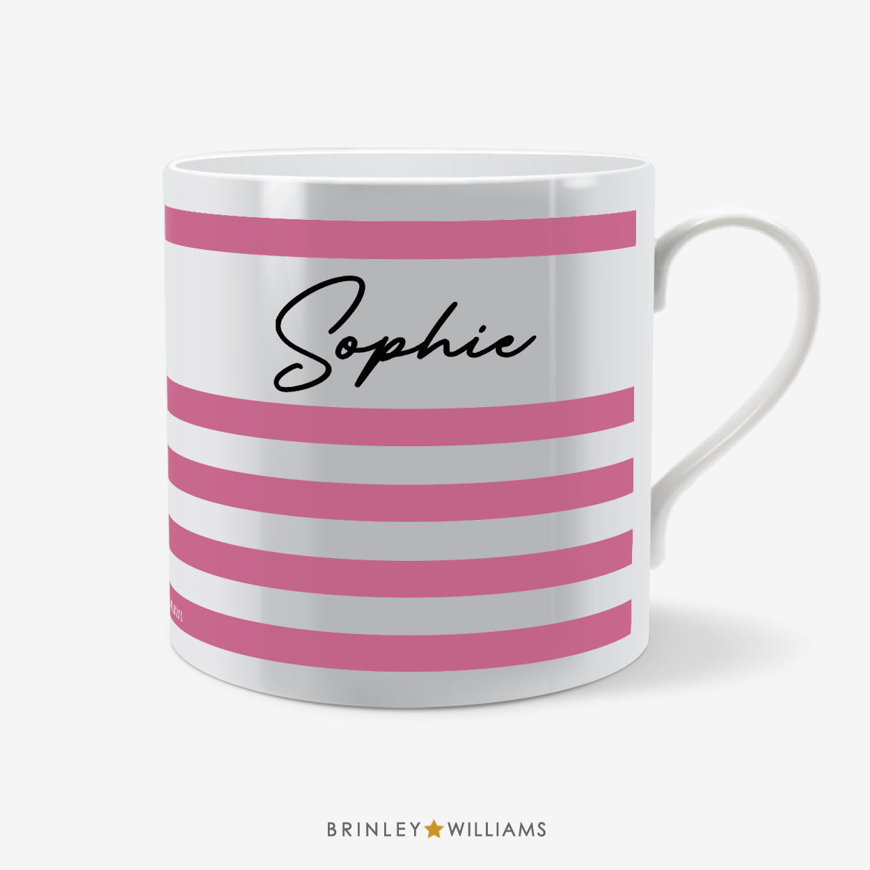 Signature Personalised Mug - Pink