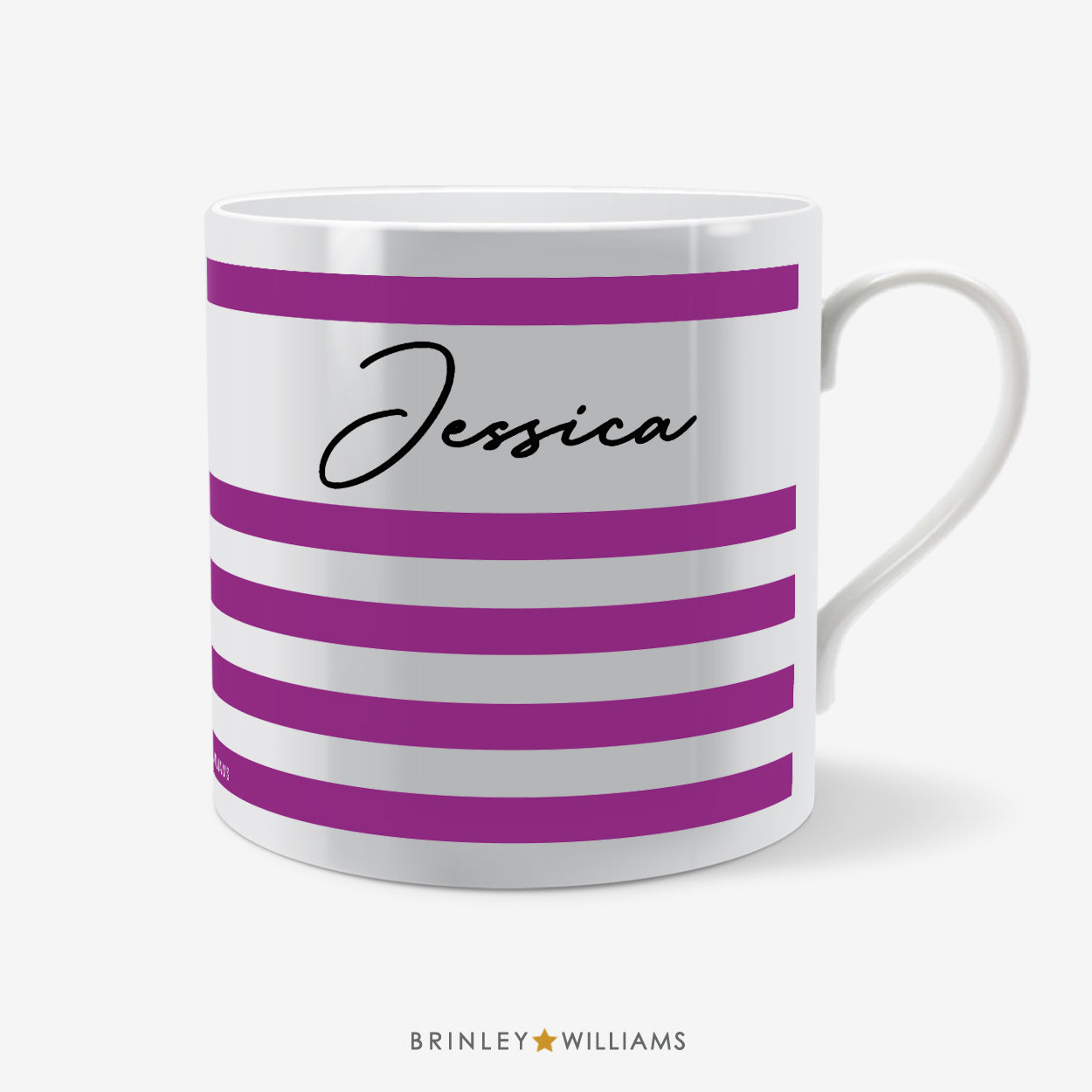 Signature Personalised Mug - Purple