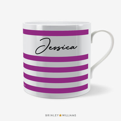 Signature Personalised Mug - Purple