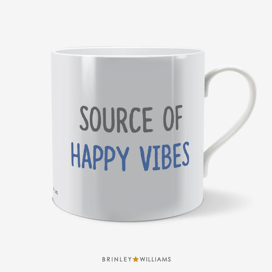 Source of Happy Vibes Fun Mug - Blue