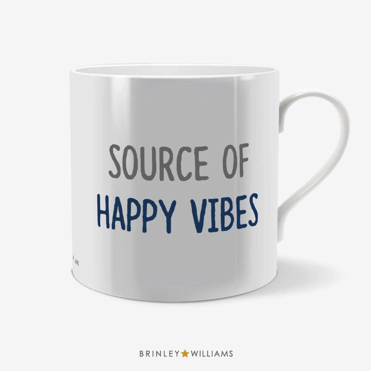 Source of Happy Vibes Fun Mug - Navy